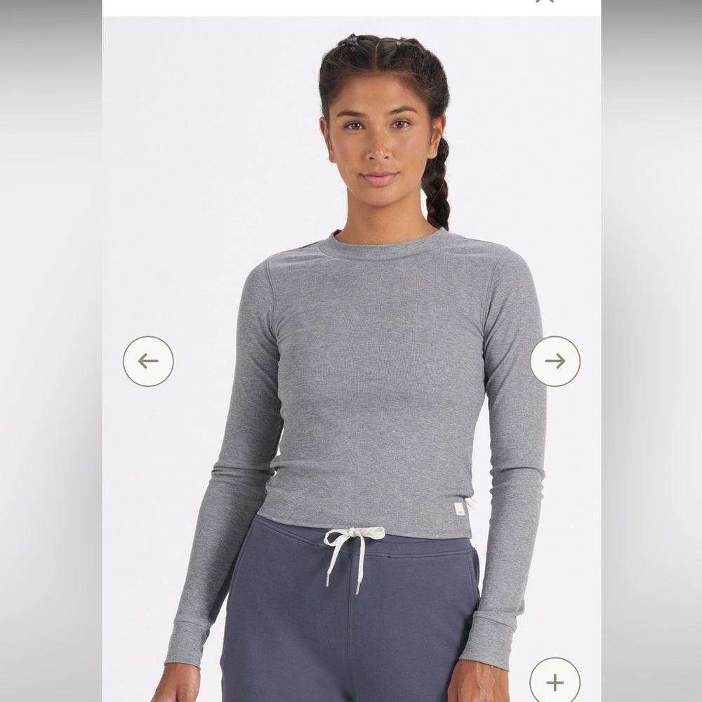 Vuori Mudra Fitted Long-Sleeve T-Shirt Large